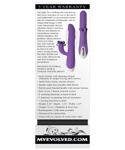 Alternative view of Evolved Tilt O Whirl Dual Stim - Purple