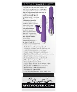 Alternative view of Evolved Tilt O Whirl Dual Stim - Purple