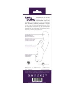 Alternative view of VeDO Kinky Bunny Plus Rechargeable Dual Vibe - Deep Purple