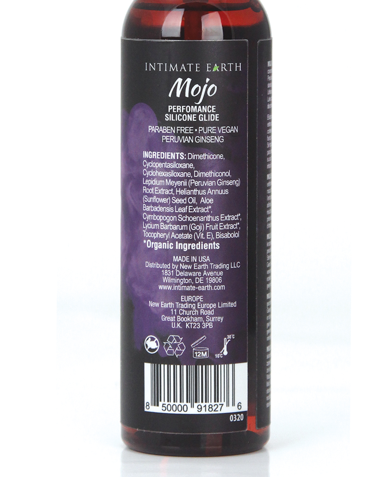 Intimate Earth Mojo Silicone Performance Gel - 4 oz Peruvian Ginseng - Image 2