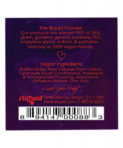 Alternative view of Sliquid Swirl Lubricant Pillow - .17 oz Strawberry Pomegranate