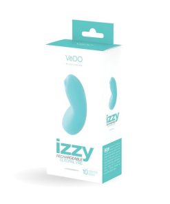 Alternative view of VeDO Izzy Rechargeable Clitoral Vibe - Turquoise