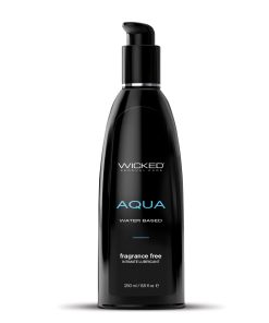 Alternative view of Wicked Sensual Care Aqua Waterbased Lubricant - 8.5 oz Fragrance Free