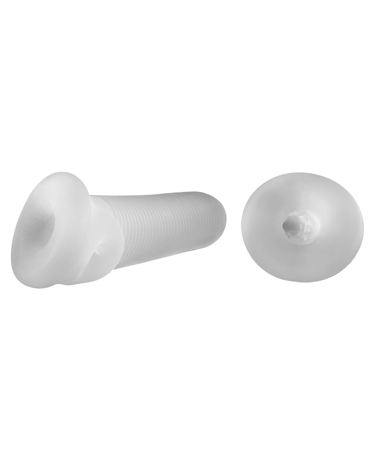 Perfect Fit Fat Boy Micro Ribbed Sheath 5.5" - Clear - Image 2