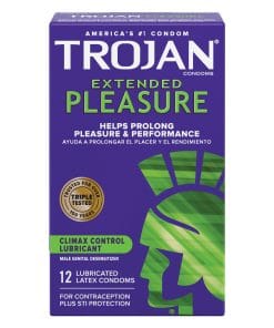 Alternative view of Trojan Extended Pleasure Condoms - Box of 12
