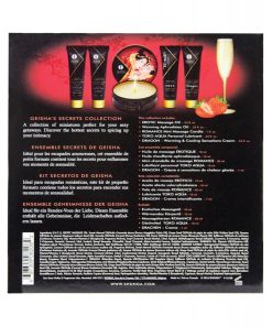 Alternative view of Shunga Geisha's Secret Luxury Gift Set - Sparkling Strawberry Wine