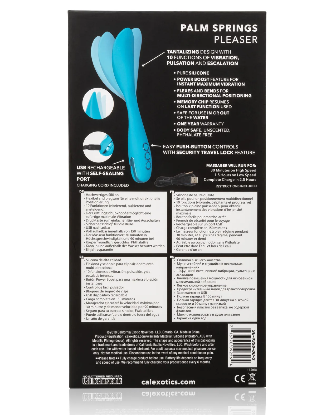 California Dreaming Palm Springs Pleaser - Blue - Image 5