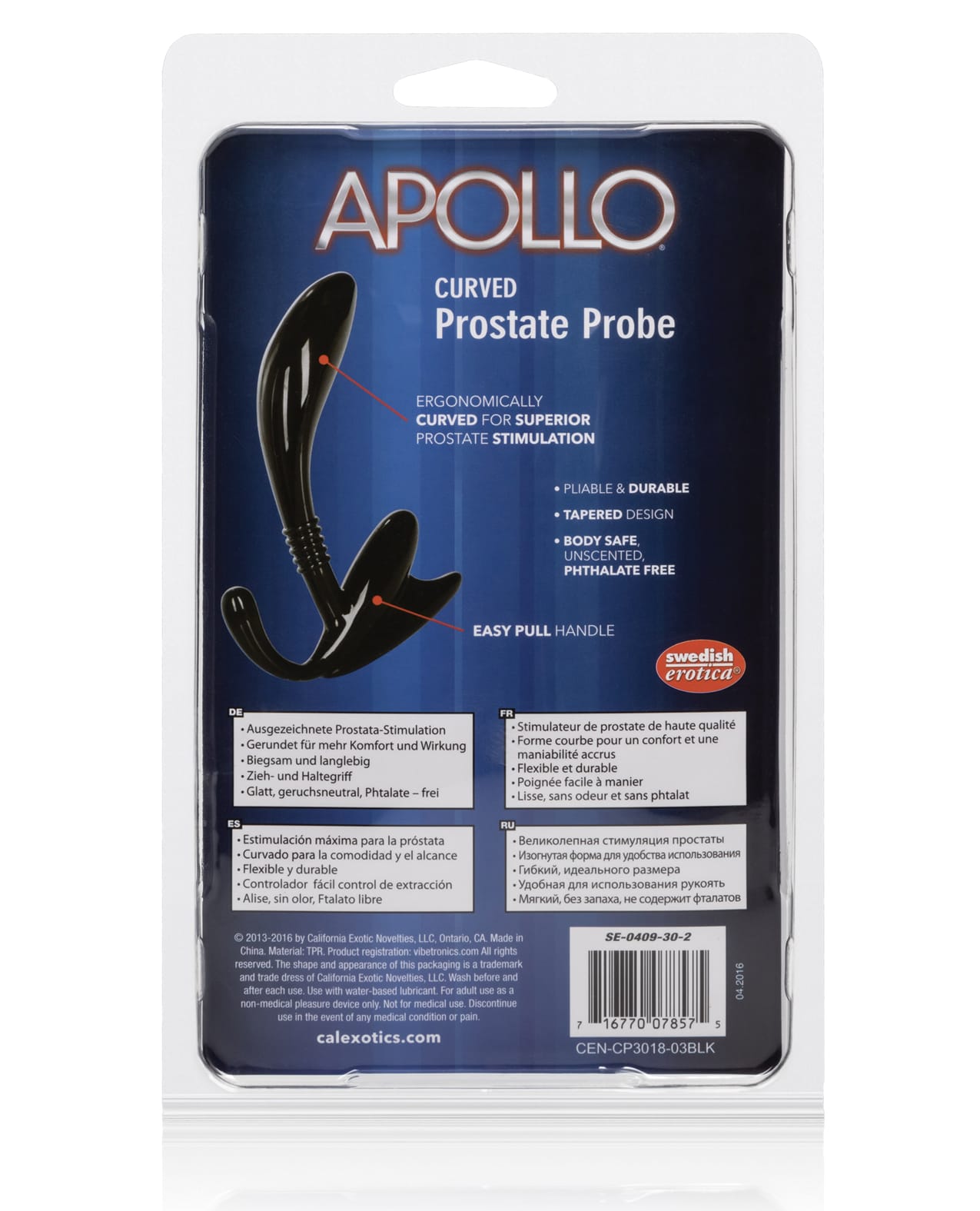 Apollo Curved Prostate Probe - Black - Image 4