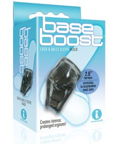 The 9's Base Boost Cock & Balls Sleeve - Black