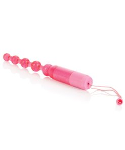 Alternative view of Vibrating Pleasure Beads Waterproof - Pink