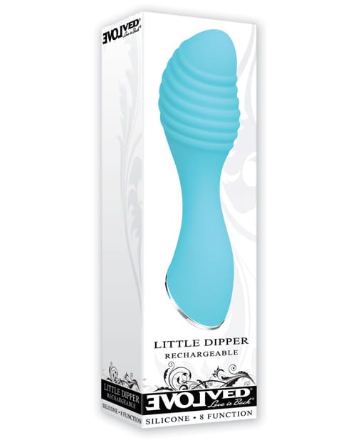 Evolved Little Dipper Rechargeable Mini Vibe - Blue - Image 2