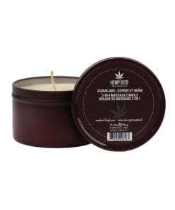Alternative view of Earthly Body Suntouched Hemp Candle - 6 oz Round Tin Guavalava