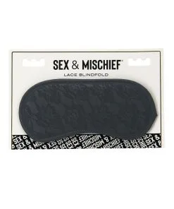 Sincerely Lace Blindfold - Black