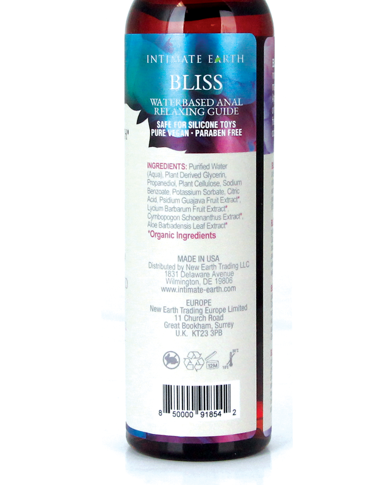 Intimate Earth Bliss Anal Relaxing Waterbased Glide - 240 ml - Image 2