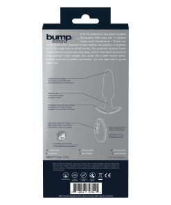 VeDO Bump Plus Rechargeable Remote Control Anal Vibe - Just Black