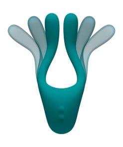 Alternative view of Tryst V2 Bendable Multi Zone Massager w/Remote - Teal