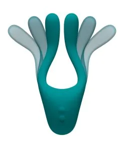 Alternative view of Tryst V2 Bendable Multi Zone Massager w/Remote - Teal