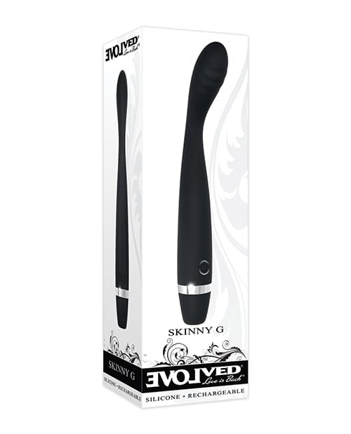 Evolved Skinny G Silicone G Spot Vibrator - Black - Image 2