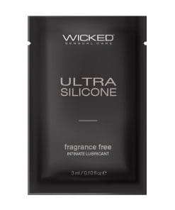 Wicked Sensual Care Ultra Silicone Based Lubricant - .1 oz Fragrance Free