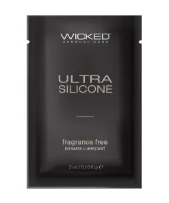 Wicked Sensual Care Ultra Silicone Based Lubricant - .1 oz Fragrance Free