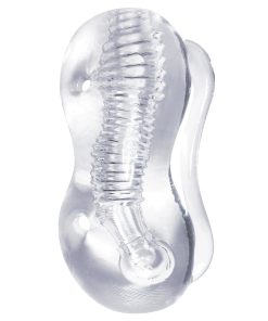 Alternative view of The 9's Clear Stroke Twister Masturbator