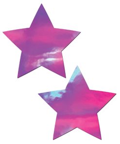 Alternative view of Pastease Hologram Star - Pink O/S