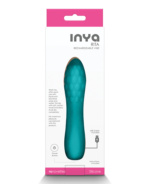 INYA Rita Rechargeable Vibe - Teal - Image 2