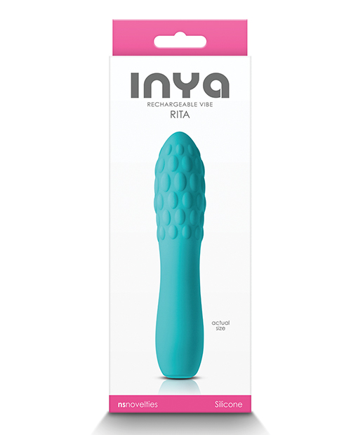 INYA Rita Rechargeable Vibe - Teal - Image 4