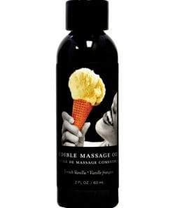 Earthly Body Edible Massage Oil - 2 oz French Vanilla