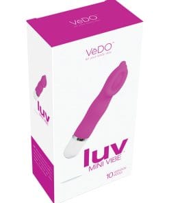 Alternative view of VeDO Luv Mini Vibe - Hot in Bed Pink