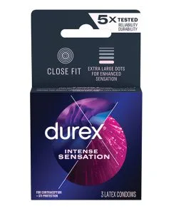 Alternative view of Durex Intense Sensation Condoms - Box of 3