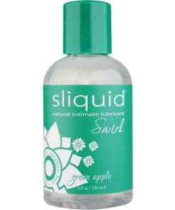 Sliquid Naturals Swirl Lubricant - 4.2 oz Green Apple