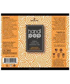 Alternative view of Handipop Hand Job Massage Gel - 4.2 oz Orange Creamsicle