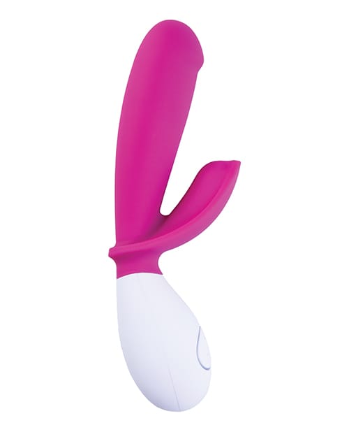 OhMiBod Lovelife Snuggle Dual Stimulation Vibe - Pink - Image 4