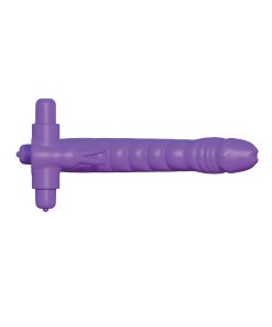 Alternative view of Fantasy C-Ringz Silicone Double Pene Rabbit - Purple