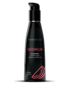 Alternative view of Wicked Sensual Care Aqua Water Based Lubricant - 4 oz Watermelon