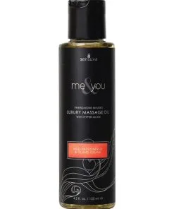 Sensuva Me & You Massage Oil - 4.2 oz Island Passion