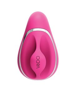 Alternative view of VeDO Suki Rechargeable Vibrating Sucker - Foxy Pink