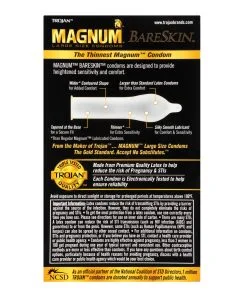 Alternative view of Trojan Magnum Bareskin Condoms - Box of 10