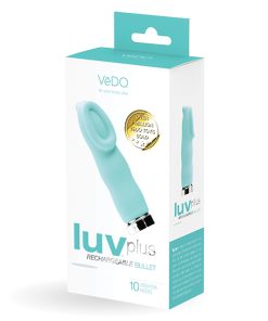 VeDO Luv Plus Rechargeable Vibe - Tease Me Turquoise