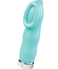 Alternative view of VeDO Luv Plus Rechargeable Vibe - Tease Me Turquoise