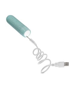 Alternative view of Blush Gaia Eco Rechargeable Bullet - Aqua