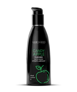 Alternative view of Wicked Sensual Care Aqua Waterbased Lubricant - 2 oz Candy Apple