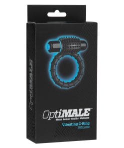 Alternative view of OptiMale Vibrating C Ring - Black
