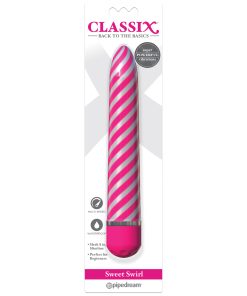Alternative view of Classix Sweet Swirl Vibrator - Pink