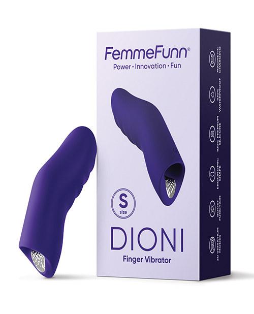 Femme Funn Dioni Wearable Finger Vibe - Small Dark Purple - Image 4