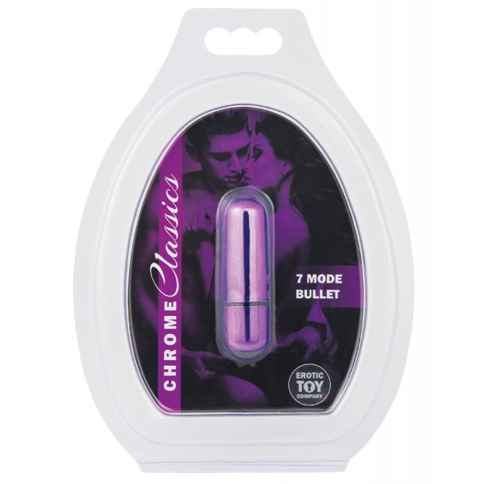 Erotic Toy Company Chrome Classics Bullet 7 Speed - Purple - Image 2