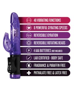 Alternative view of Blush Sexy Things Flutter Rabbit - Purple