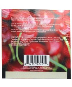 Alternative view of Intimate Earth Lubricant Foil - 3 ml Wild Cherries