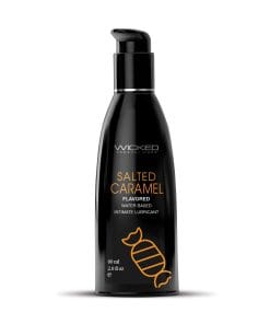 Alternative view of Wicked Sensual Care Aqua Waterbased Lubricant - 2 oz Salted Caramel